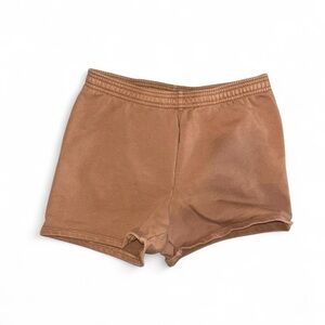SKIMS Cozy Cotton Lounge Shorts — Rust